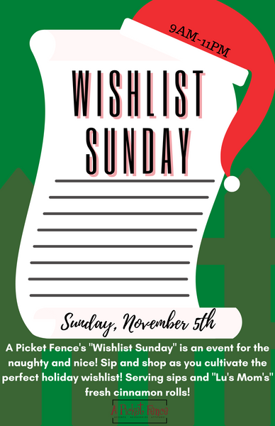 Wish List Sunday