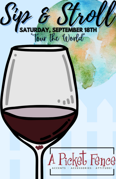 Sip & Stroll Tour of the World